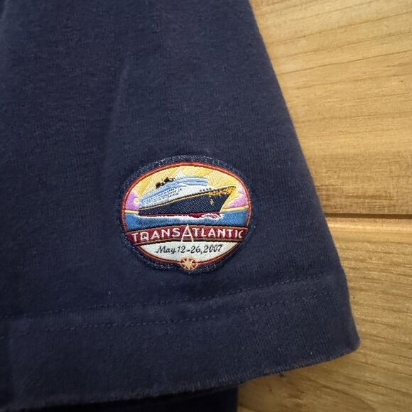 Y2K Disney Cruises Size Large Transatlantic 2007 Short Sleeve T Shirt - Picture 7 of 8